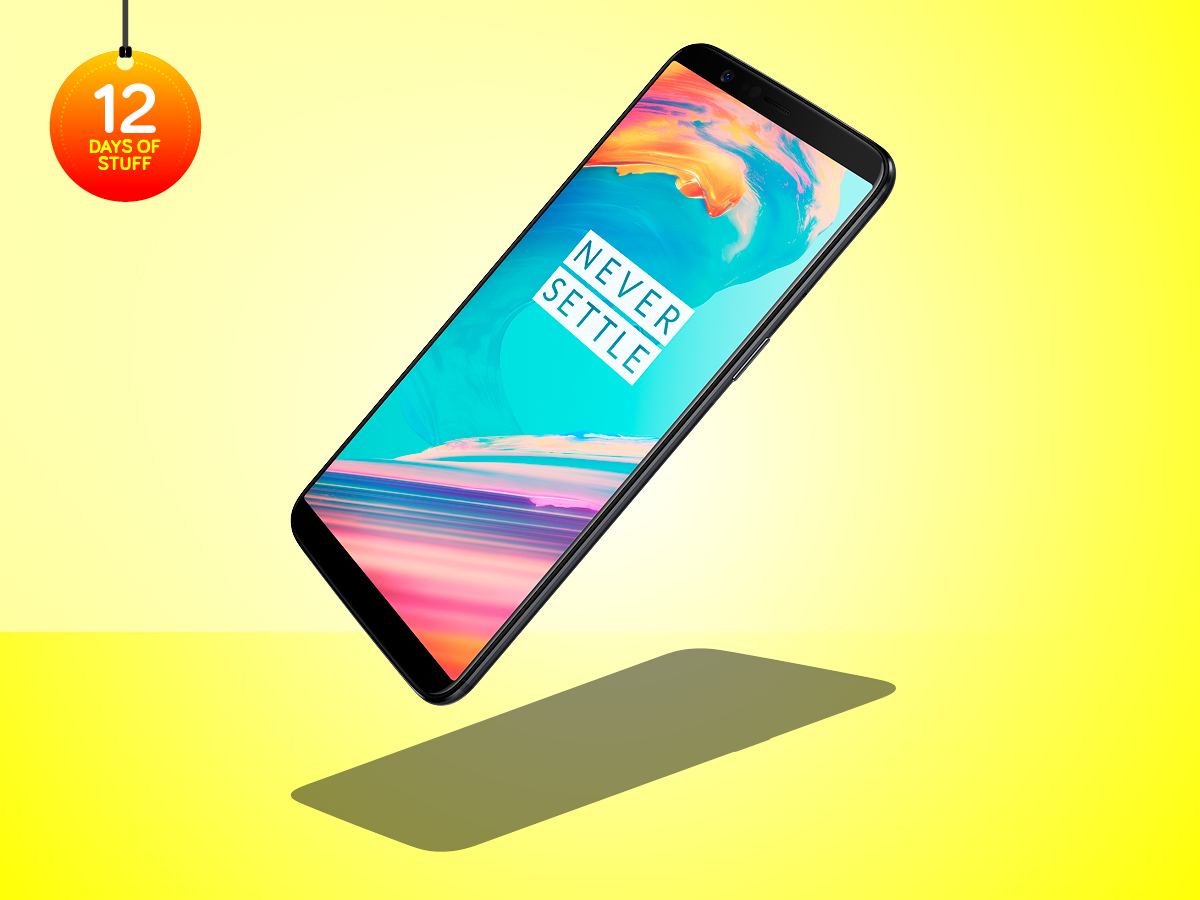 Day 12: Slip a OnePlus 5T smartphone into your stocking (closes Boxing Day)