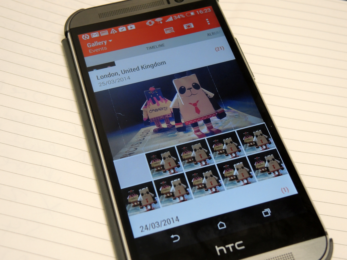 HTC One (M8) - Gallery app