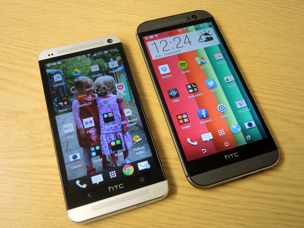 HTC One (M8) versus HTC One