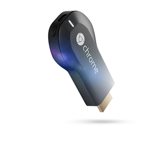 The Google Chrome Cast comes with its own remote control
