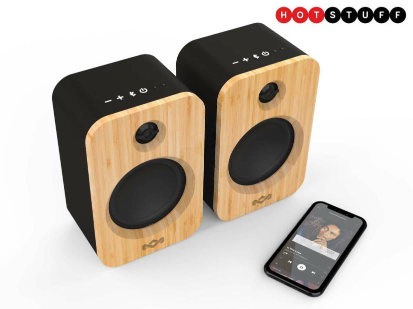House of Marley wants to make your home audio setup greener with the Get Together Duo bookshelf speakers