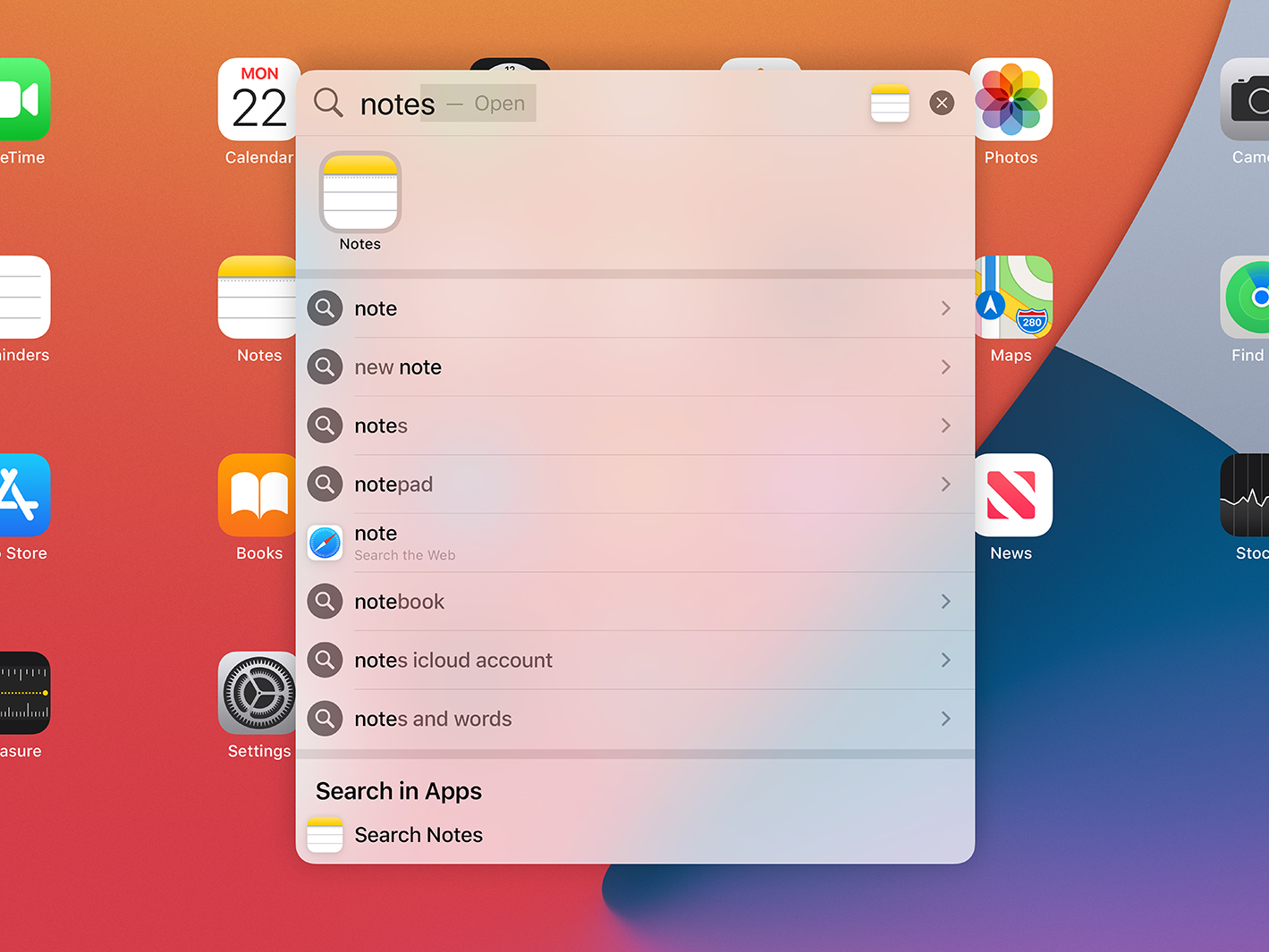 2. Universal search