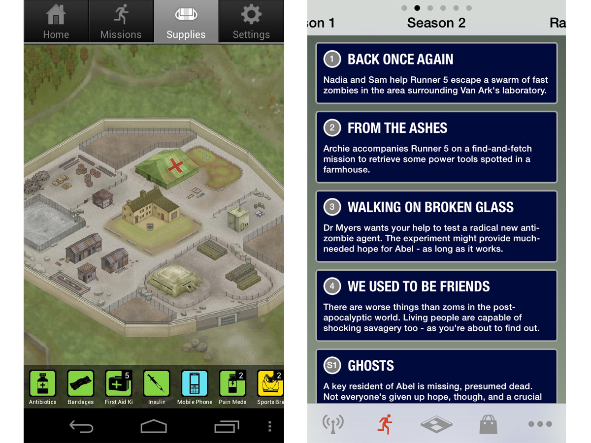 Mini meme gamification apps Zombies! Run