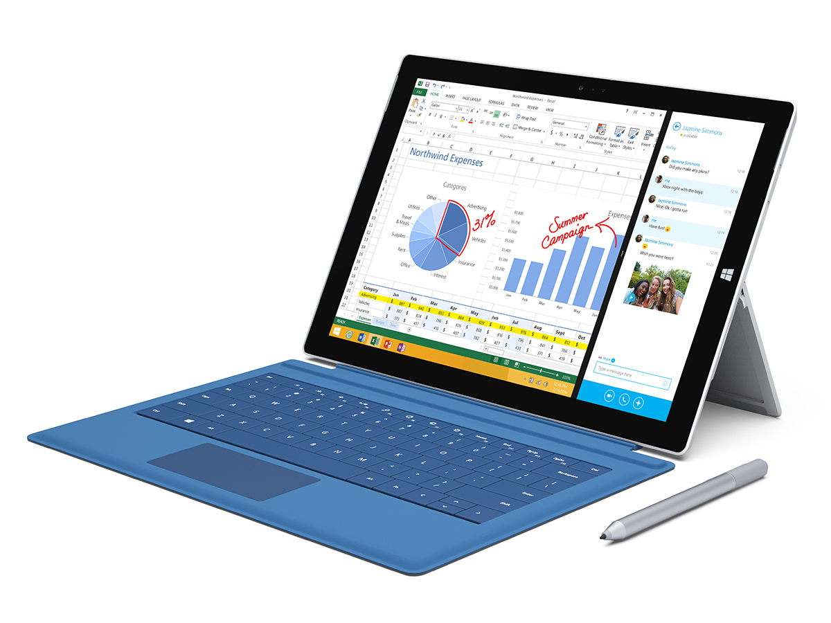 Best for hybrid fans: Microsoft Surface Pro 3 (From £639 without keyboard)