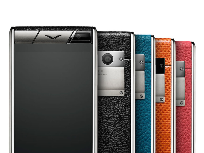 Vertu’s latest luxury phone, the Aster, priced at £4,200