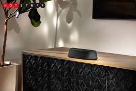 The Polk MagniFi Mini AX is a diminutive Dolby Atmos soundbar￼