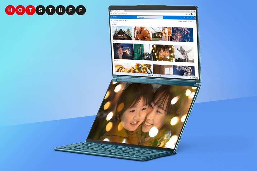 The Lenovo Yoga Book 9i is a dual OLED stunner