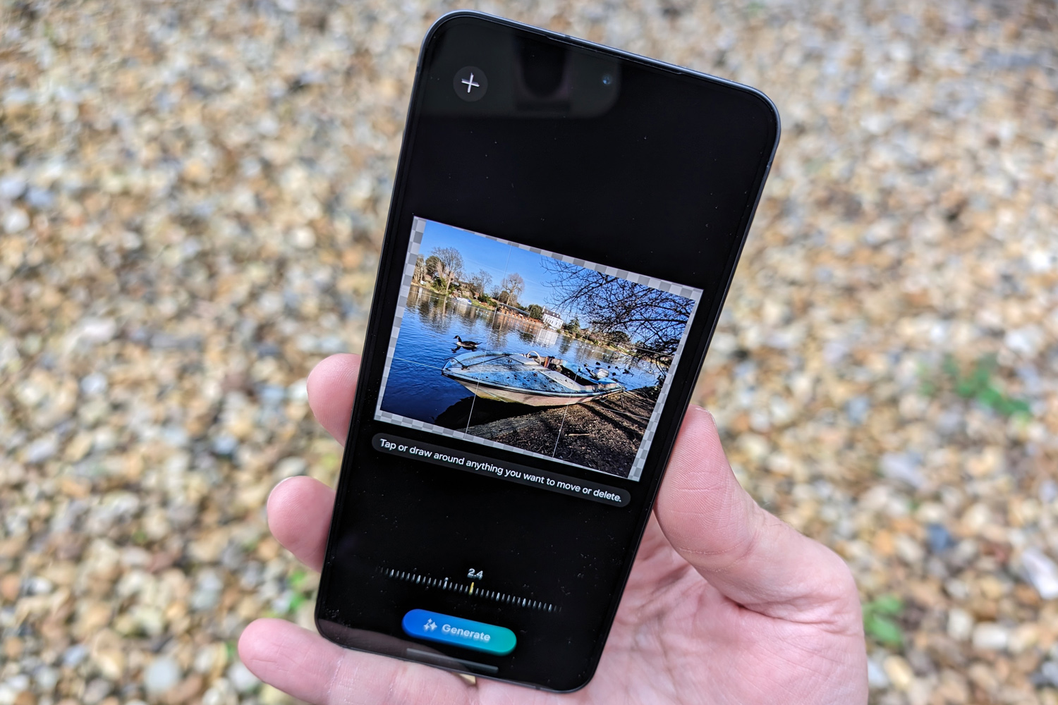 Samsung Galaxy S23 review AI edit before