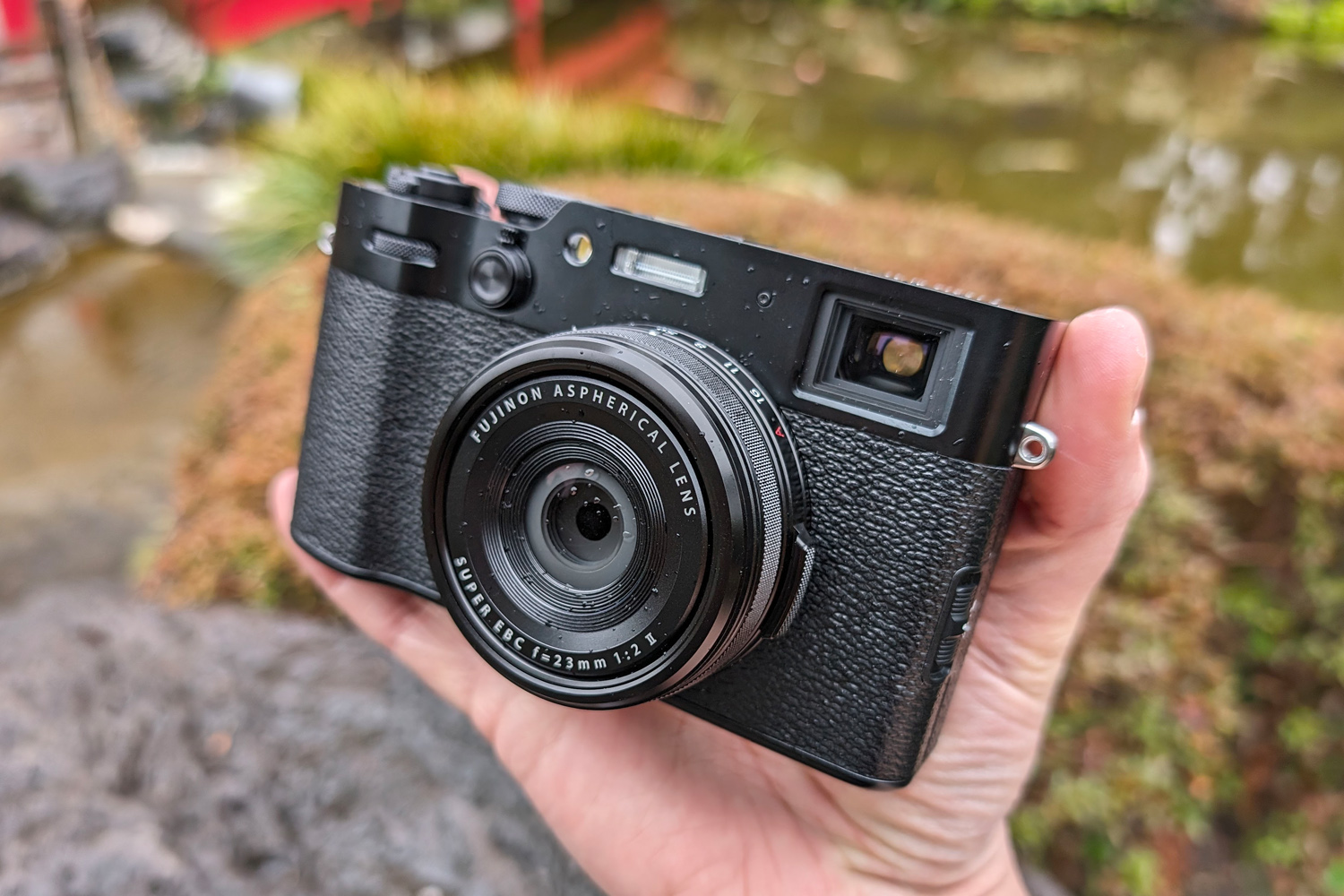 Fujifilm X100 VI review in hand front