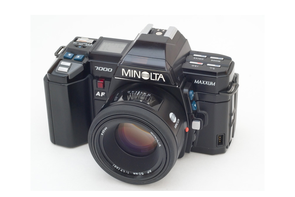 Minolta Maxxum 7000
By Shaocaholica at the English-language Wikipedia, CC BY-SA 3.0, https://commons.wikimedia.org/w/index.php?curid=31390961