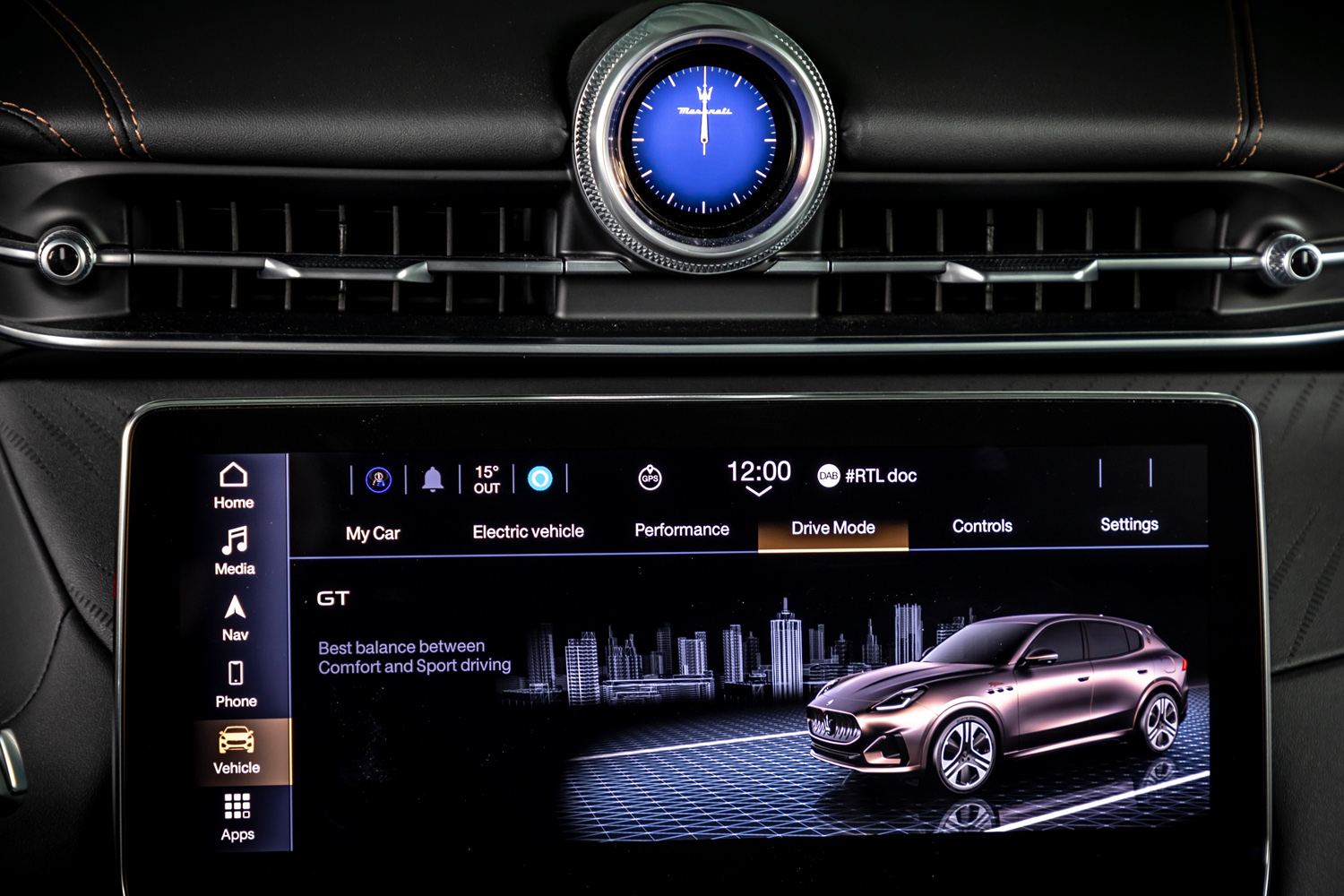 Maserati Grecale Fulgore review infotainment