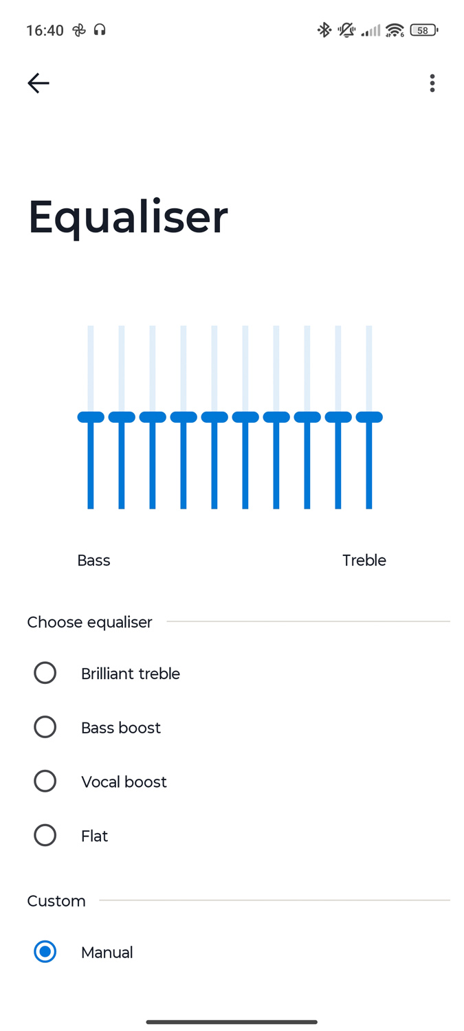Motorola Buds+ review equaliser