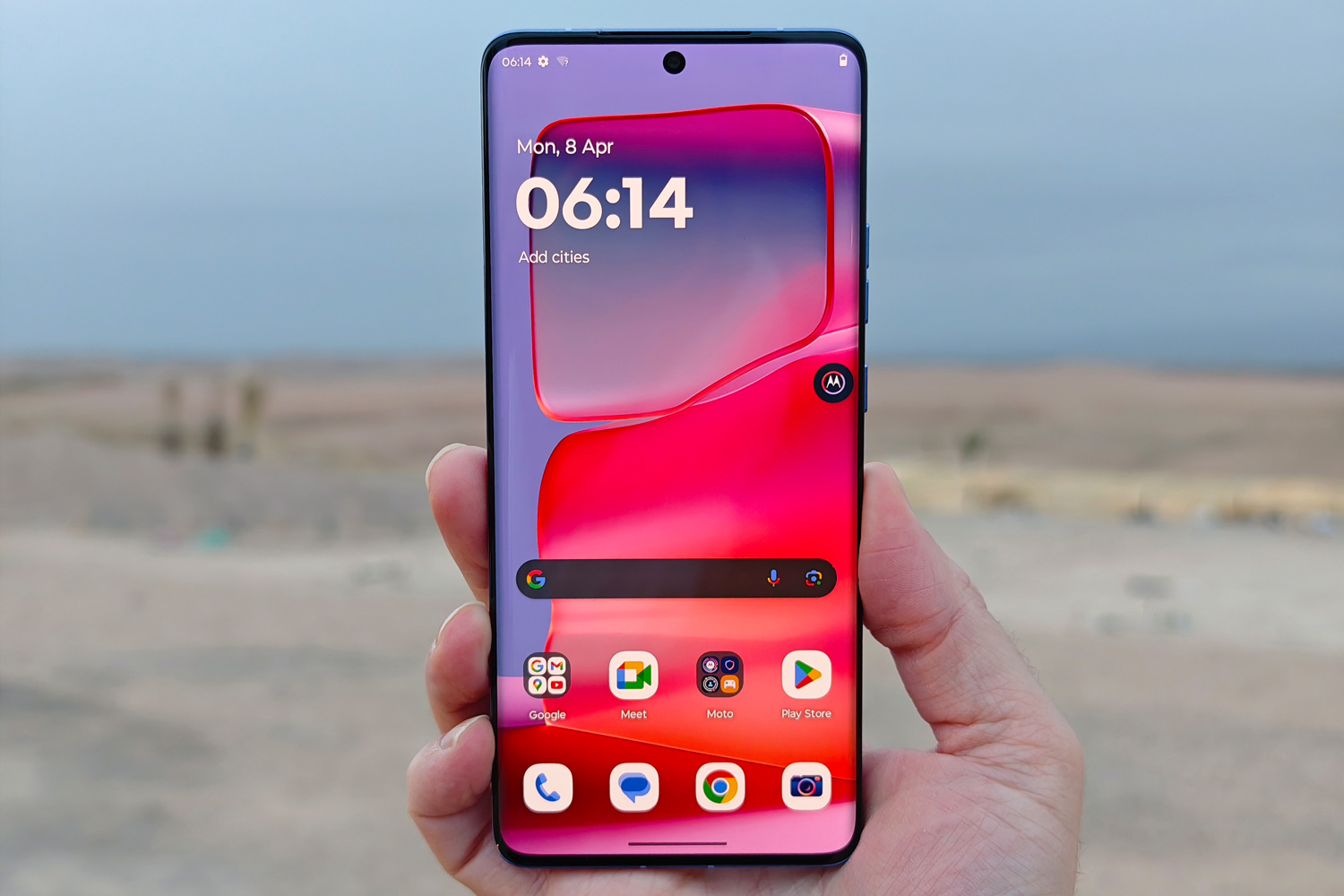 Motorola Edge 50 Pro review homescreen