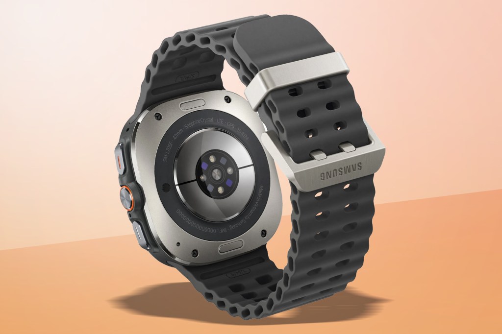 Samsung Galaxy Watch 7 Ultra render rear via EVleaks