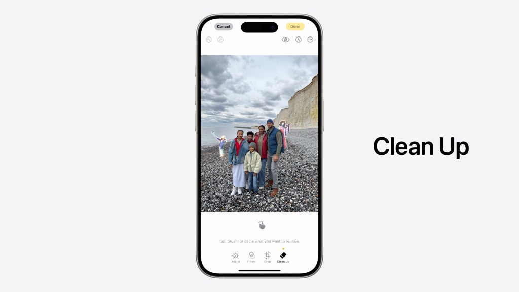 Apple AI clean up