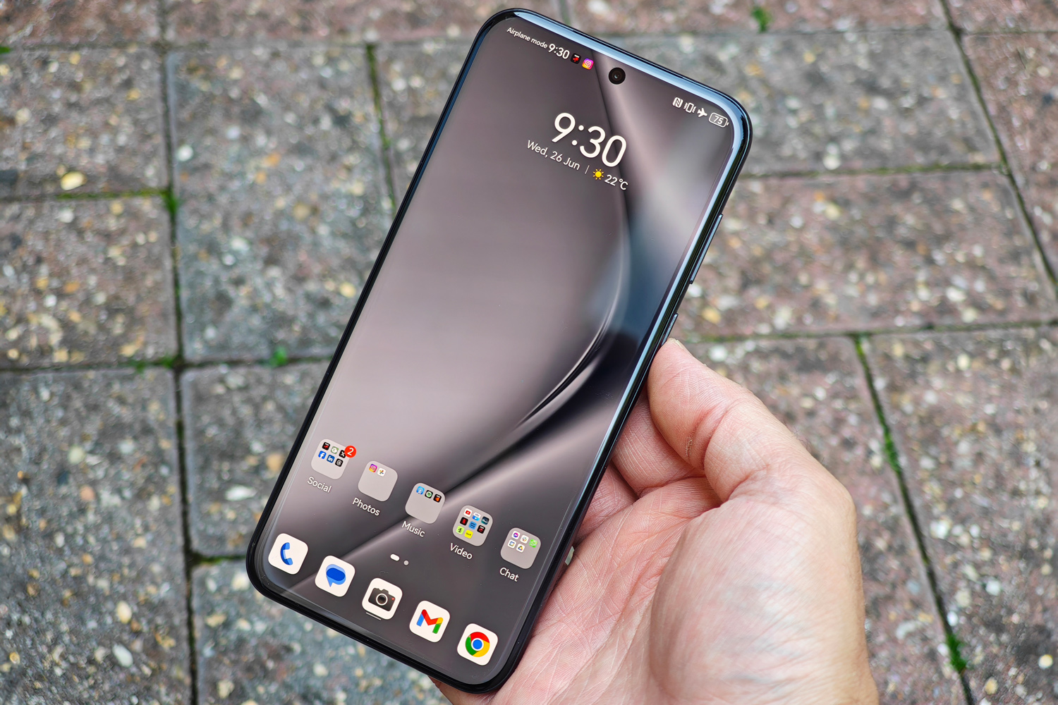 Huawei Pura 70 Ultra in hand front