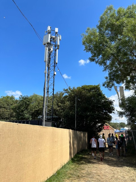 Vodafone network Glastonbury 2023