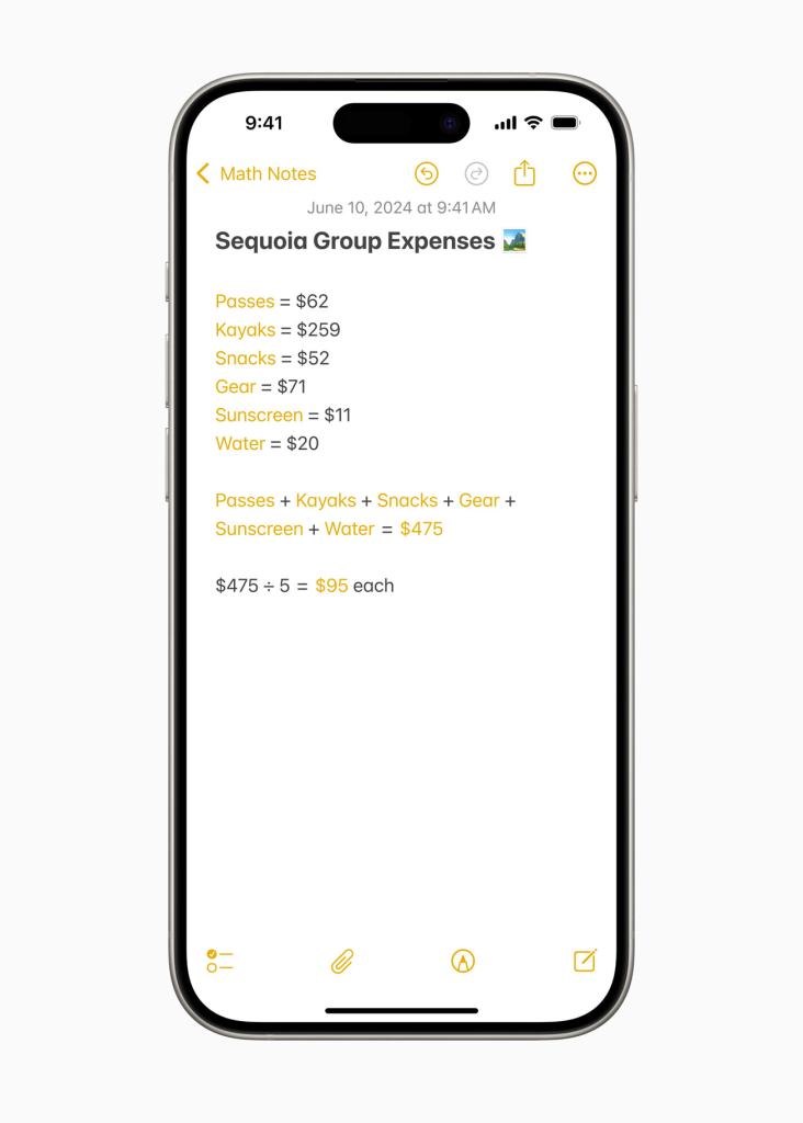 iOS 18 Notes