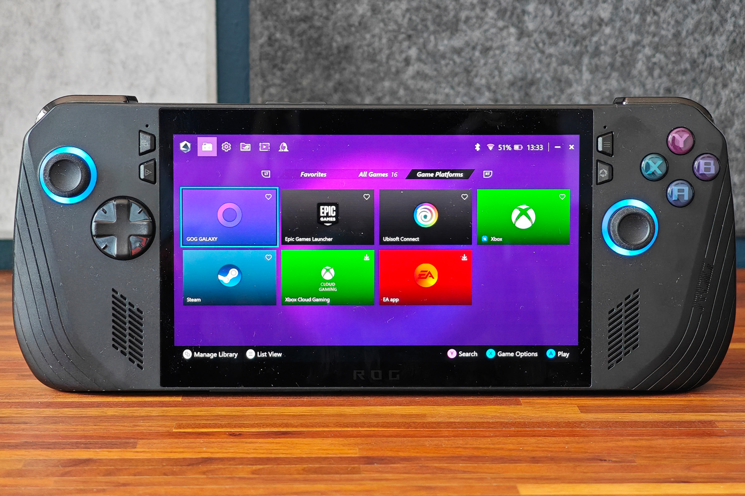 Asus ROG Ally X review game launchers