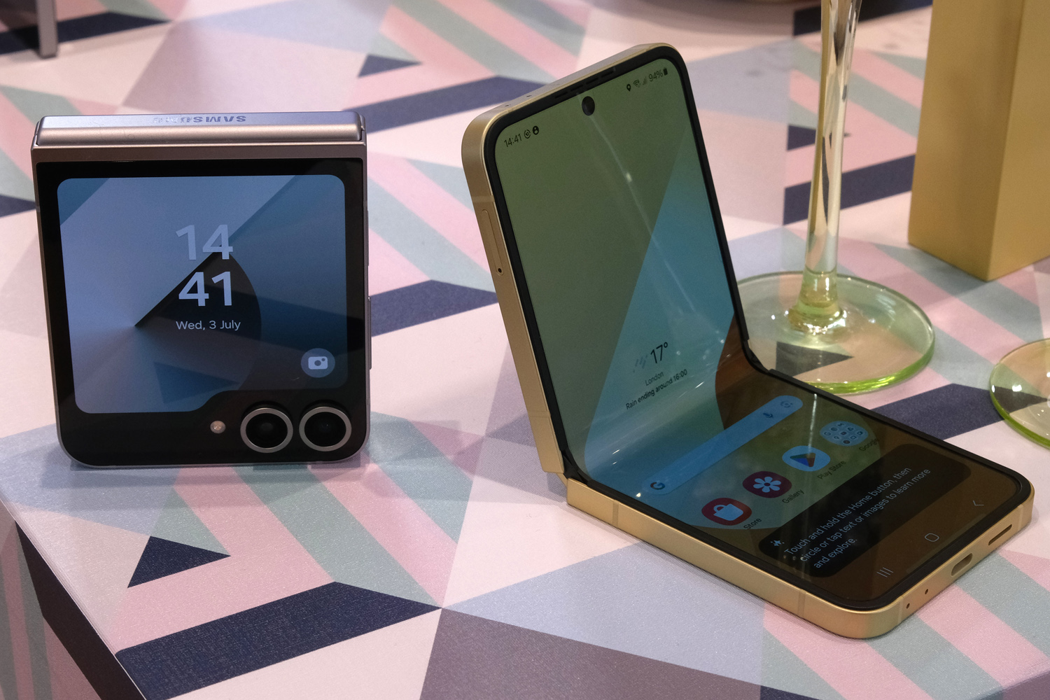 Samsung Galaxy Z Flip6 hands-on pair