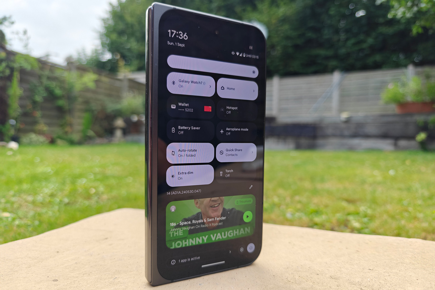 Google Pixel 9 Pro Fold review quick settings