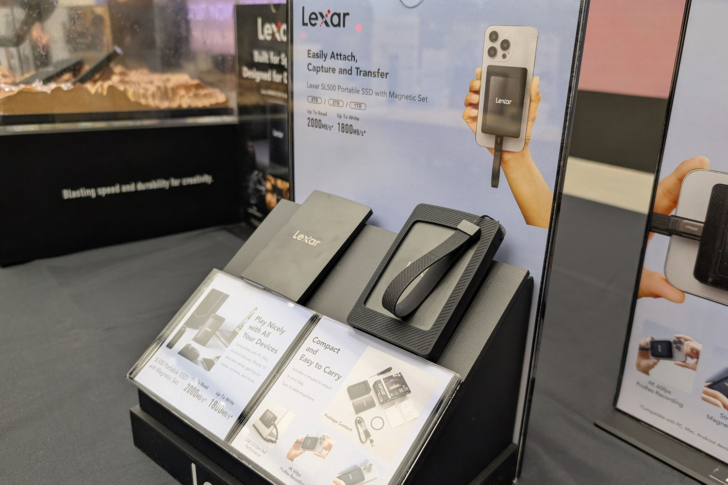 Lexar SL500 portable SSD magnetic