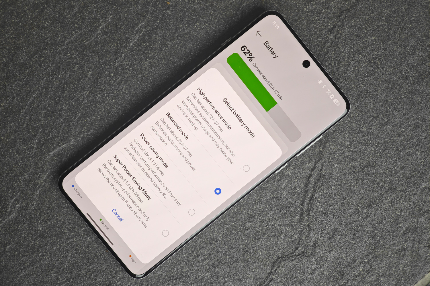 Oppo Find X8 Pro review battery modes