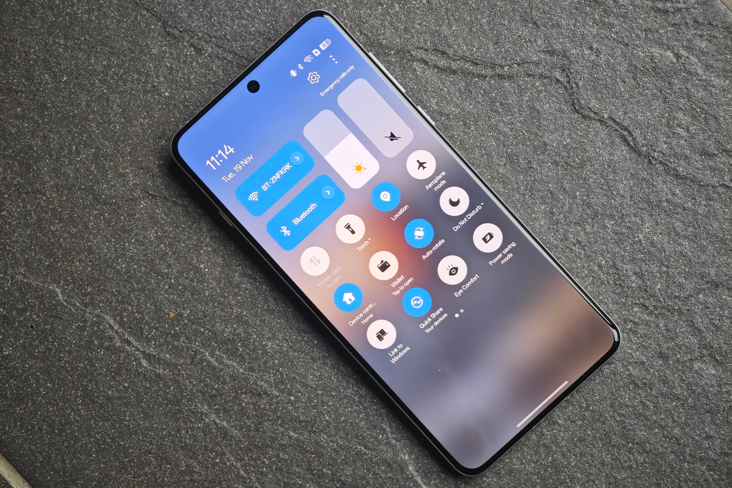 Oppo Find X8 Pro review quick settings