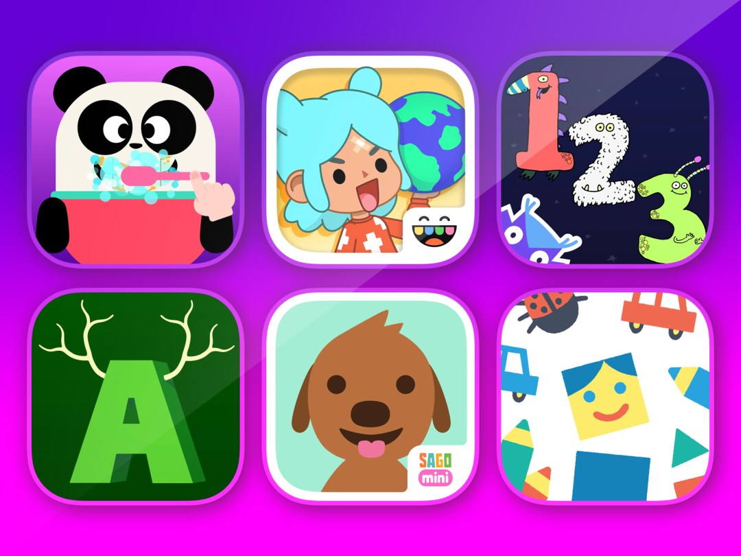 Best kids apps 2025 – app icons
