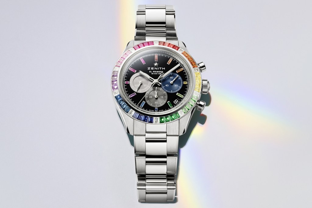 Zenith Chronomaster Sport Rainbow on white background