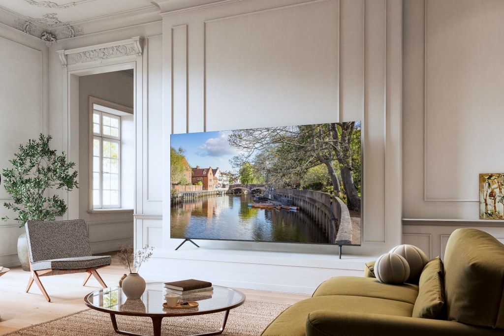 Panasonic W95B Mini LED in posh living room