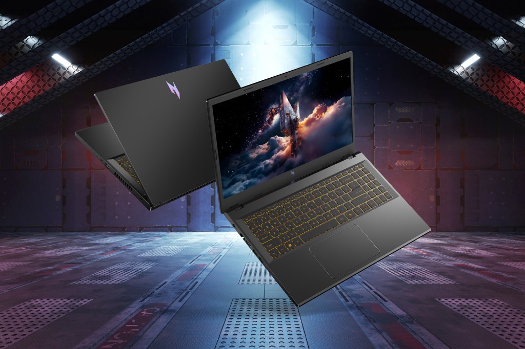 Acer Nitro V 15 AI laptop lifestyle image