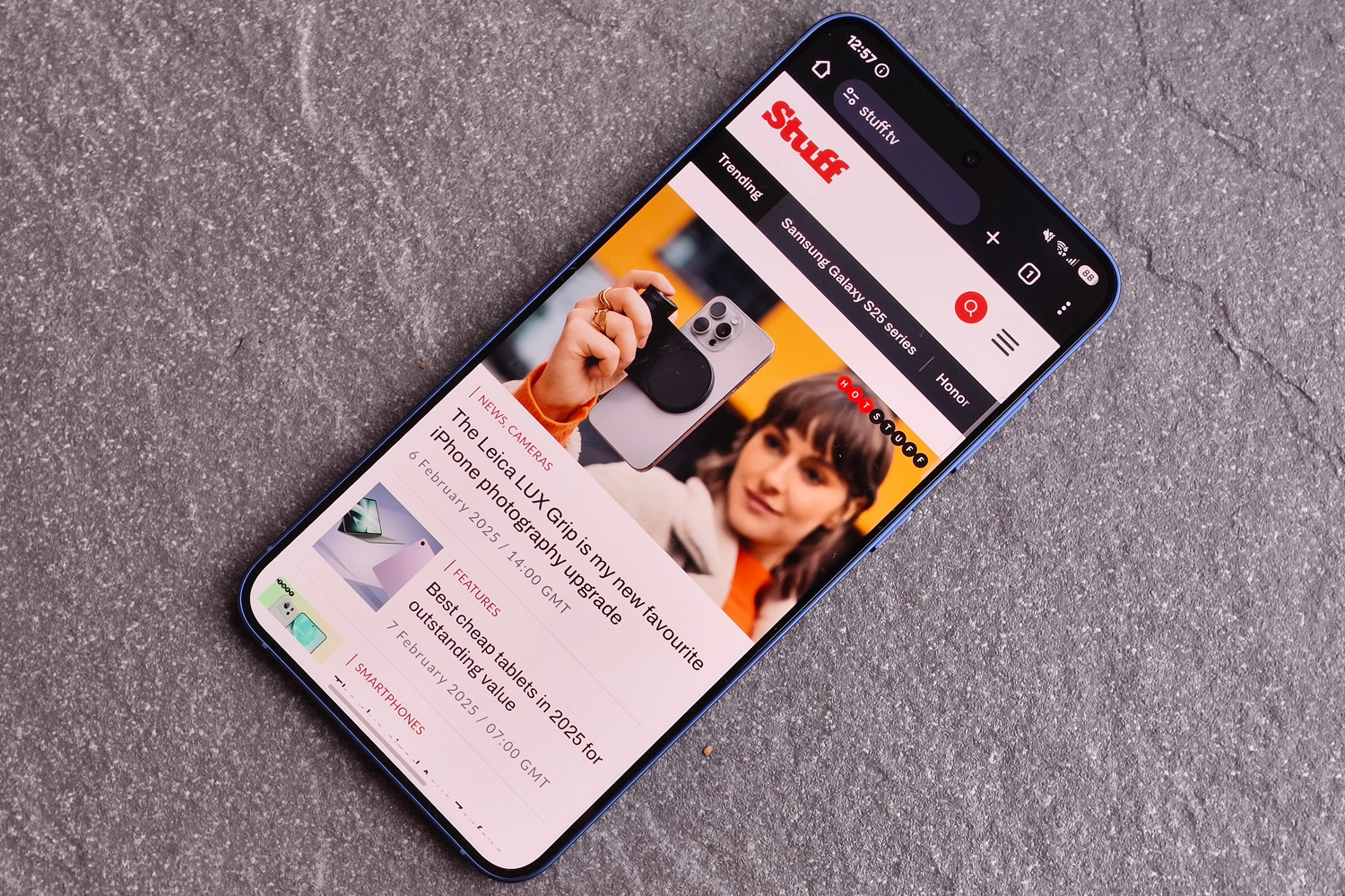 Samsung Galaxy S25 Plus review Stuff website