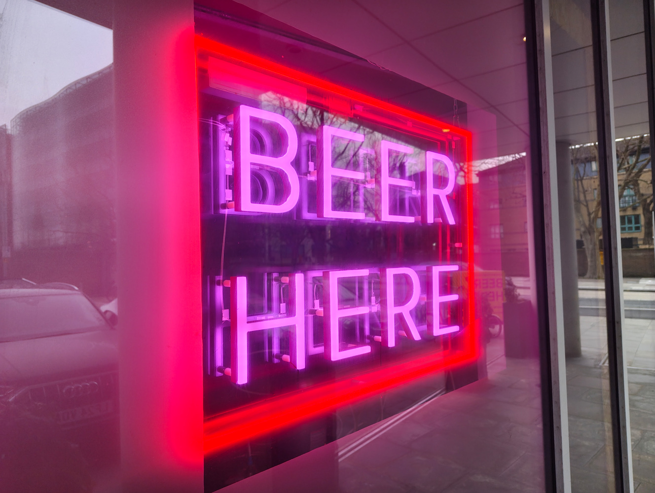 Nothing Phone 3a camera samples neon beer