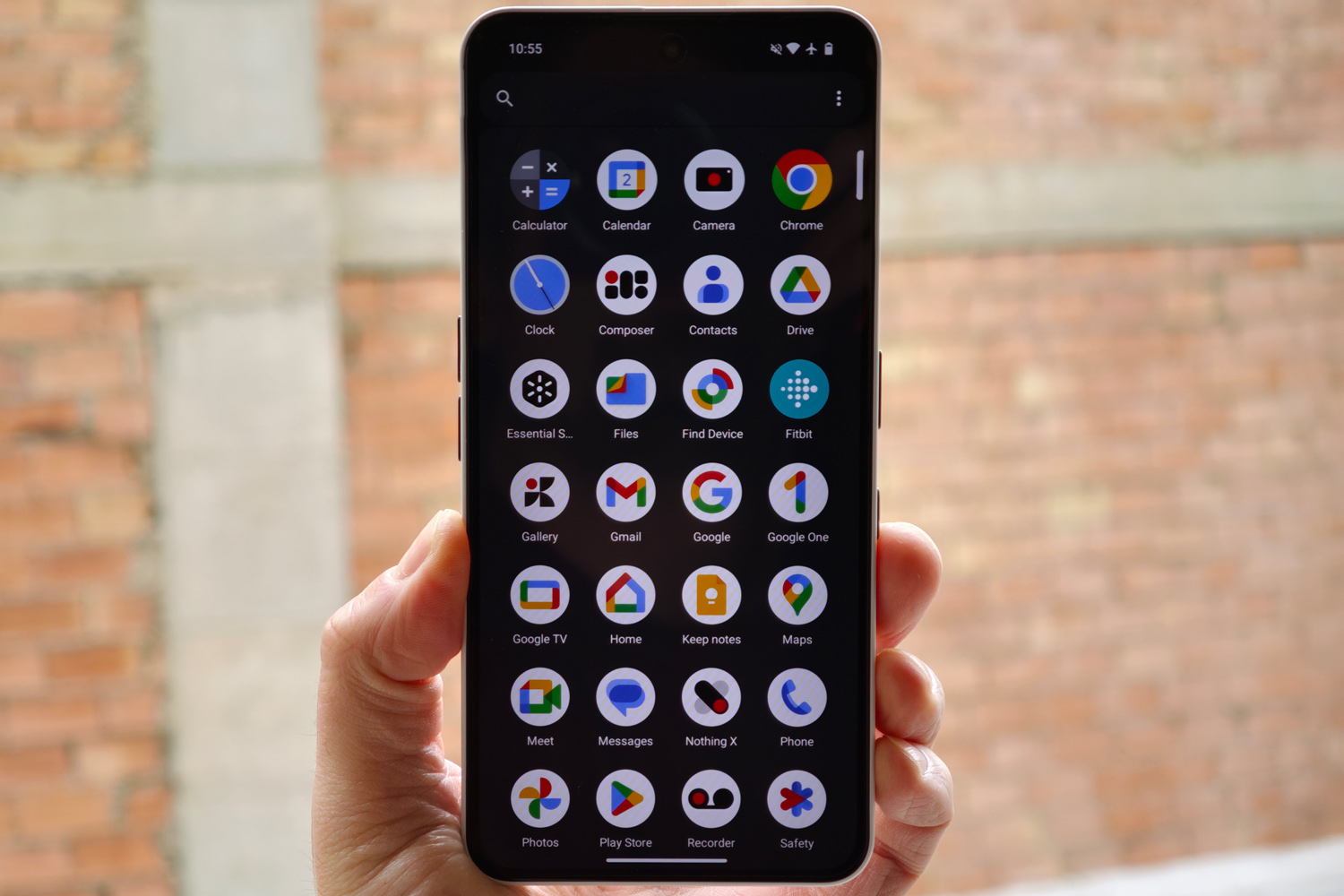 Nothing Phone 3a review app drawer