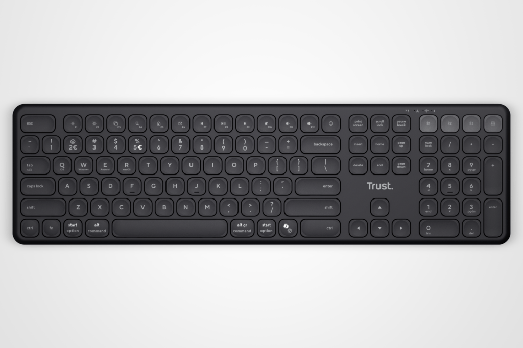 Trust Vaiya wireless keyboard, as featured in Stuff's round-up of the best wireless keyboards
