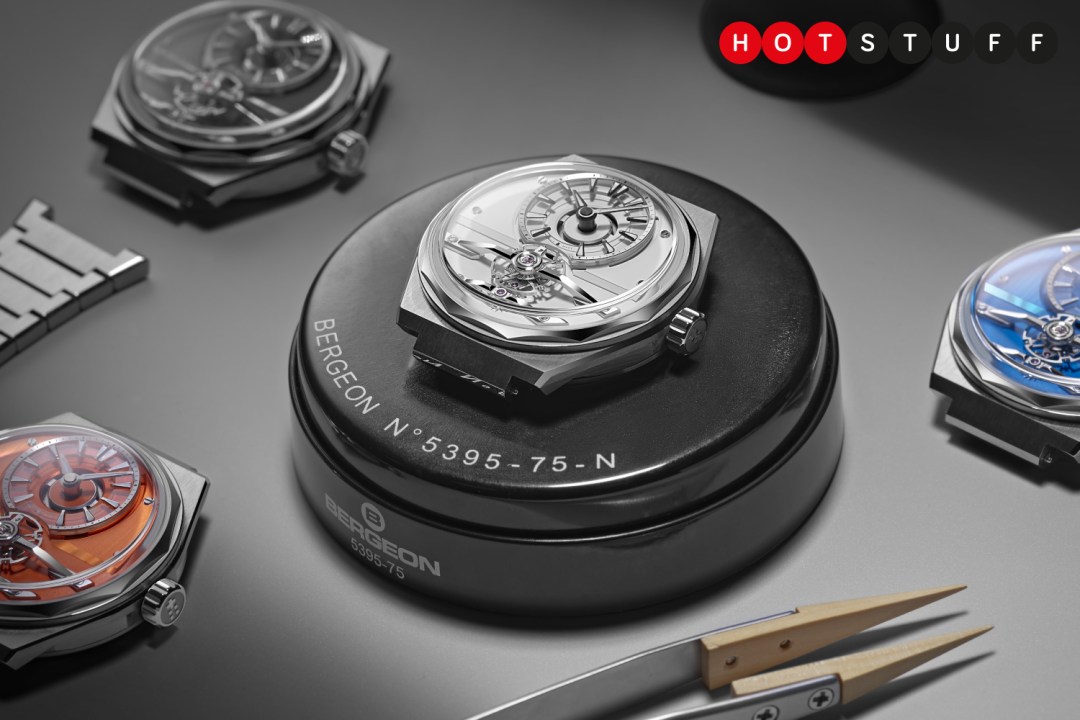 Christopher Ward The C12 Loco on watchmakers desk