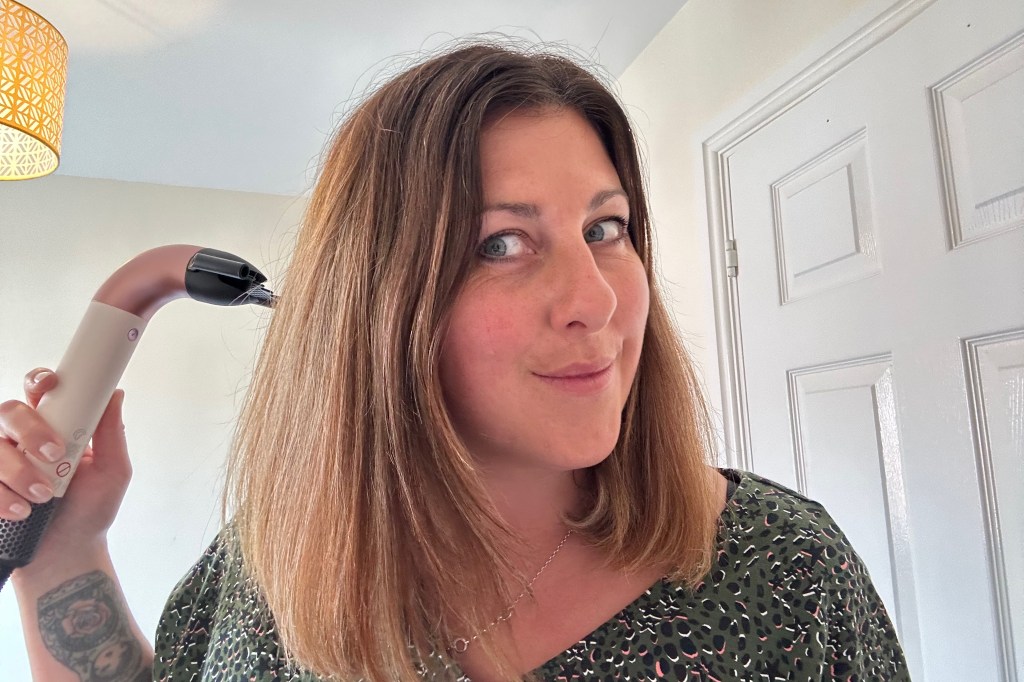 Dyson Supersonic r in use 