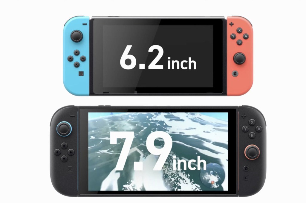Nintendo Switch 2 Size