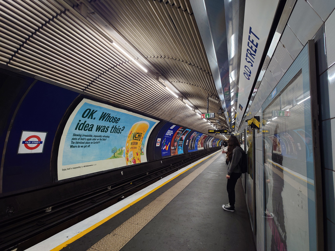 Sony Xperia 1 VII camera samples tube station ultrawide